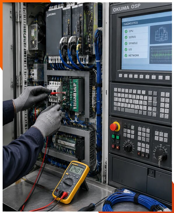 Ремонт систем ЧПУ Okuma OSP в Краснодаре
